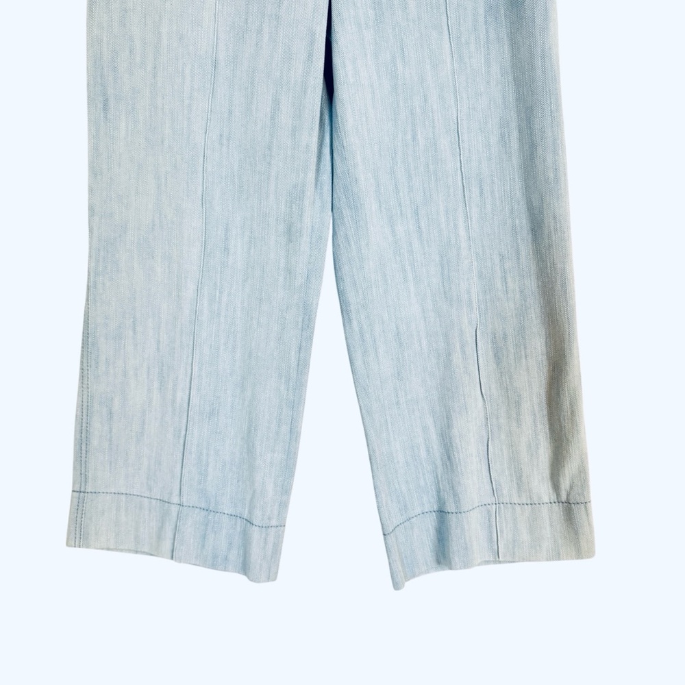 Akris Punto Chieko High-Rise Wide Leg Denim Jeans Women’s Size 8 - Picture 6 of 16